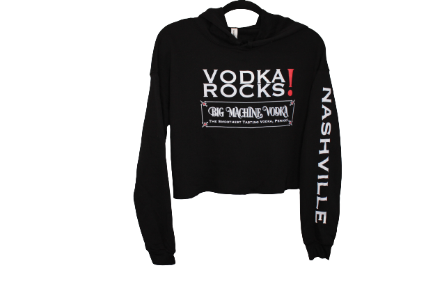 Vodka Rocks! Cropped Hoodie