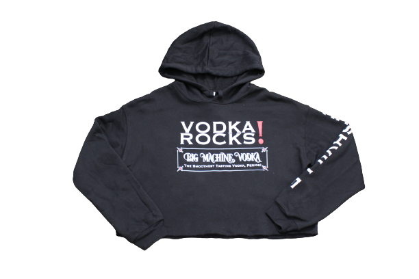 Vodka Rocks! Cropped Hoodie